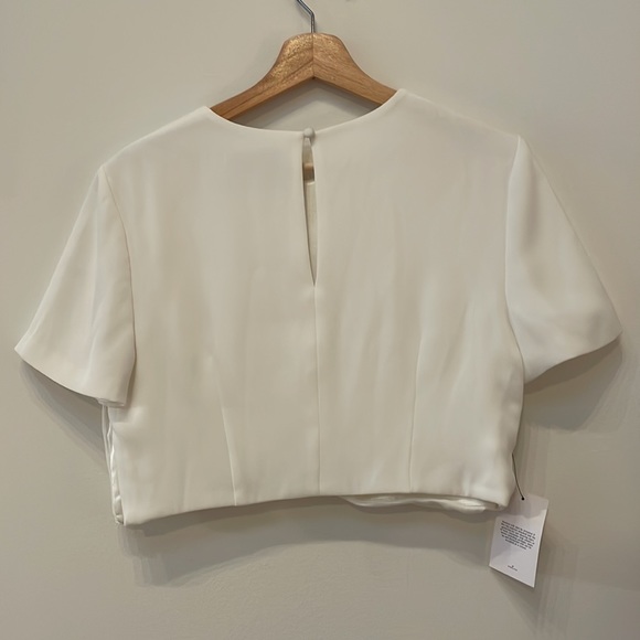 By Malina Bridal Justine Crop Top L, twist top, short sleeve - Picture 6 of 8